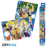 Poster - DRAGON BALL - Set 2 Chibi Posters - Gruppe (52x38) - AbyStyle