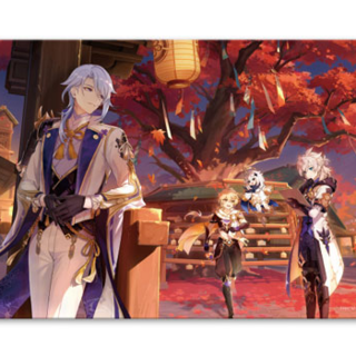 Zephyr of the Violet Garden - Genshin Impact - Mousepad /Spielmatte - miHoYo
