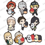 Random Selection - Cells at Work - Rubber Keychain (Mugyutto) - Bushiroad Creative