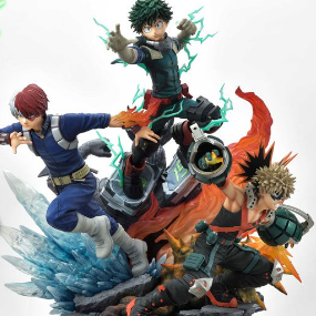 Midoriya, Bakugo & Todoroki - Deluxe Bonus Version - Ultra Premium Masterline by Prime 1 Studio