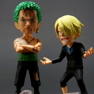 Roronoa Zoro & Sanji Vinsmoke - One Piece - WCF Log Stories ("...NOTHING...AT ALL!!!!") - Banpresto