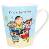 Crayon Shin-chan - Message Mug (Zutto Tomodachi Dazo) - T's Factory