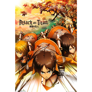 Attack on Titan - "Attack" - Poster (91.5 x 61 cm) - AbyStyle