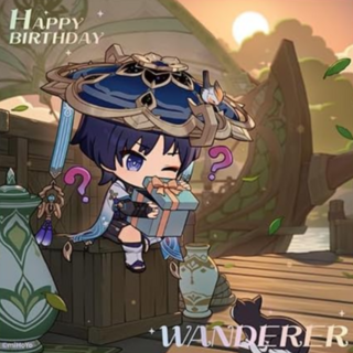 Wanderer - Genshin Impact - Shikishi (Heartfelt Wishes Series) - miHoYo