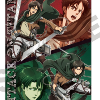 Eren & Levi - Attack on Titan - Pencil Board (Group Action) - Crux