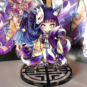 Chibi Kitsune Kyoko - 9 cm Acrylaufsteller - Hideko Merchandise