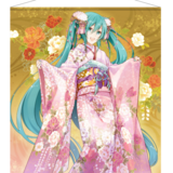 Vocaloid Wallscroll Miku Hatsune Kimono - Sakami