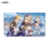 Albedo, Paimon und Traveler (Aether) - Mousepad /Spielmatte - Genshin Impact - miHoYo