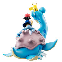 Ash Ketchum / Satoshi mit Pikachu und Lapras - Megahouse G.E.M. - 5
