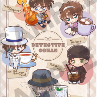 Detektiv Conan (Brown Chara Peko Drink Version) - Clear File / Aktenhülle A4 - CRUX