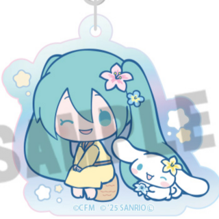 Hatsune Miku - Hatsune Miku x Cinnamoroll (Aurora) - Acrylic Keychain C - Anicraft