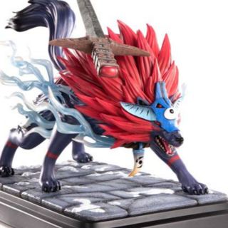 Oki - Wolf Form - Okami Statue - First 4 Figures