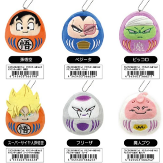 Random Selection - Dragon Ball Super - Plush Keychain (Korokoro Daruma Mascot Vol.2) - Bandai
