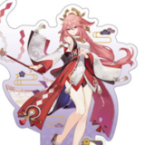 Yae Miko - Genshin Impact - Inazuma Series Chara Acrylic Stand / Acrylaufsteller