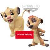 Simba & Timon - The Lion King - Disney - Fluffy Puffy 2-Pack 