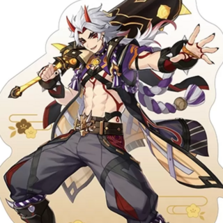 Arataki Itto - Genshin Impact - Inazuma Series Chara Acrylic Stand / Acrylaufsteller