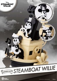 Mickey & Minnie - Steamboat Willie Imagination D-Stage Diorama - Best Kingdom Toys - 2