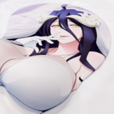 Albedo - Wedding -  Overlord Oppai Mauspad Extra Large - Curtain Damashii