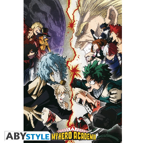 MY HERO ACADEMIA - Heroes VS. Villains - Poster (91.5x61) - Abystyle