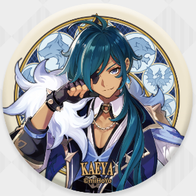 Kaeya - Genshin Impact - Mondstadt Series Chara Can Badge