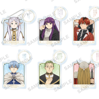 Random Selection - Frieren: Beyond Journey's End - Twin Acrylic Keychain With Words - Bushiroad Creative