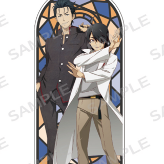 Koyomi Araragi x Rintarou Okabe - Bakemonogatari x STEINS;GATE - Hologram Acrylaufsteller - i-rights,LLC