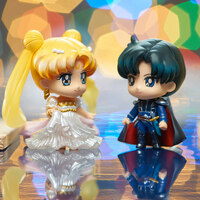Set Complet - Dark Kingdom / Royaume des Ténèbres - Petit Chara! (7 Figurines) - Sailor Moon - 7