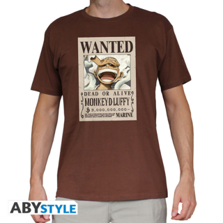 Wanted Ruffy - Men's T-Shirt - M - AbyStyle