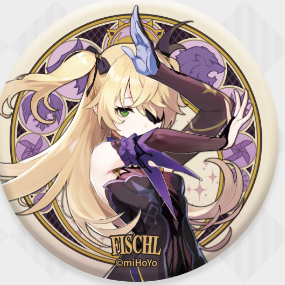 Fischl - Genshin Impact - Mondstadt Series Chara Can Badge