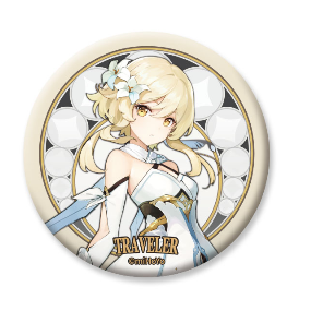 Traveler (Lumine) - Genshin Impact - Traveler Series Chara Can Badge
