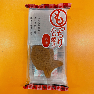 Waffeln mit roter Bohnenpaste - Mocchiri Taiyaki Anko - Tada - 78 g