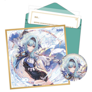 Eula - Birthday Card Set - Can Badge, Shikishi, Sticker and Message Card (Chinese) - Genshin Impact Destined Day - miHoYo