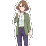 Yuzuha Mishima - Higehiro: After Being Rejected, I Shaved and Took in a High School Runaway - Acrylaufsteller - A3