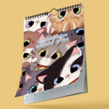 kawai Neko - Katzen Kalender 2024 - Hideko Merchandise