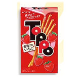 Toppo - Erdbeere - gefülltes Weizengebäck - Lotte (72g Packung)