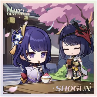 Raiden Shogun - Genshin Impact - Shikishi (Heartfelt Wishes Series) - miHoYo