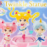 Super Sailor Moon, Super Sailor Chibi Moon und Helios - Twinkle Statue Set