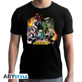 "Gruppe" - Men's T-Shirt - S - My Hero Academia - AbyStyle