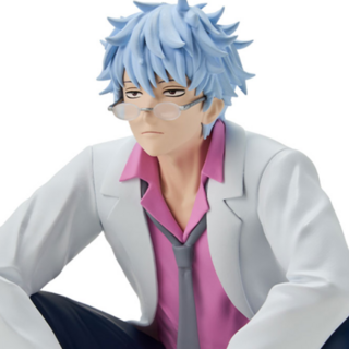 Ginpachi Sakata - Gintama - Mr.Ginpachi's Zany Class - Desk Figur - Banpresto