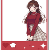 Chizuru Mizuhara - Rent-A-Girlfriend SNS Style Acrylic Keychain - sign