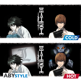 Death Note - Tasse mit Thermoeffekt / Zaubertasse - Kira & L - AbyStyle