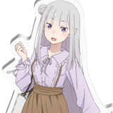 Emilia - Re:Zero: Starting Life in another World - Acrylic Stand'(Kyoto Travel Version) - Kadokawa