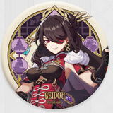 Beidou - Genshin Impact - Liyue Harbor Series Chara Can Badge