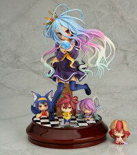 Shiro with Chibi Sora, Izuna, Jibril & Steph – Phat! (Re-Release) – No Game No Life Figure - 1