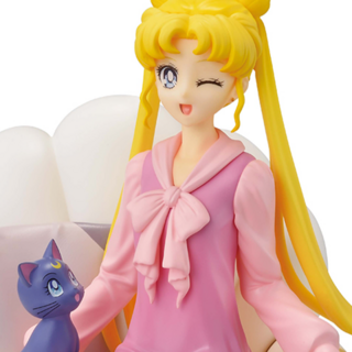 Usagi Tsukino und Luna - Sailor Moon Cosmos - antique style - Ichibansho - Bandai Spirits