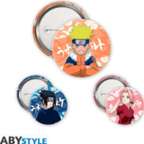 Naruto, Sasuke & Sakura (Team 7) - Naruto - Badge Pack - AbyStyle