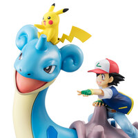 Ash Ketchum / Satoshi mit Pikachu und Lapras - Megahouse G.E.M. - 4