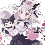 Eku Uekura x Kuromi - Eku Uekura x Sanrio Characters - Acrylaufsteller 05 - A3