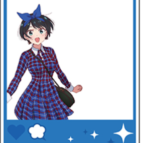 Ruka Sarashina - Rent-A-Girlfriend SNS Style Acrylic Keychain - sign