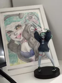 Rebecca mit Porträt